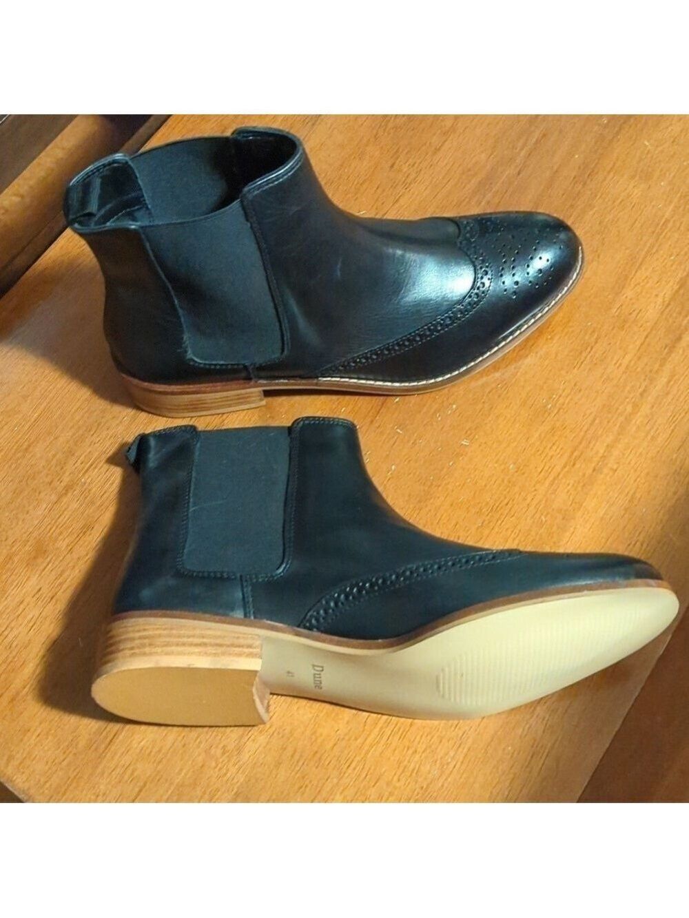 Dune London Black Western Boots Women's Size 10.5 EU 41 - Picture 11 of 13